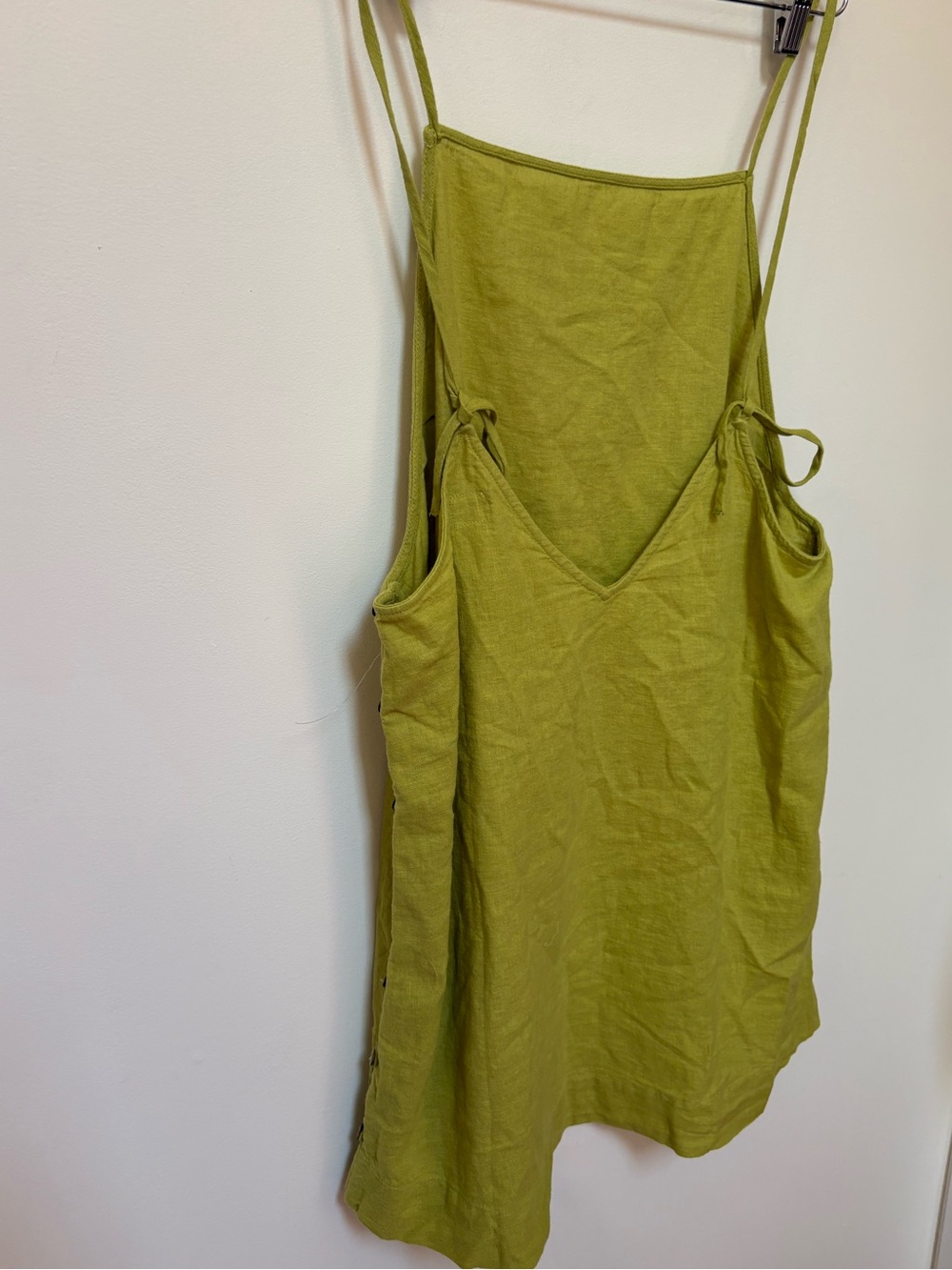 NWOT Free People Free-est Beachside Cotton-Linen Mini Dress Size XL - Picture 12 of 13